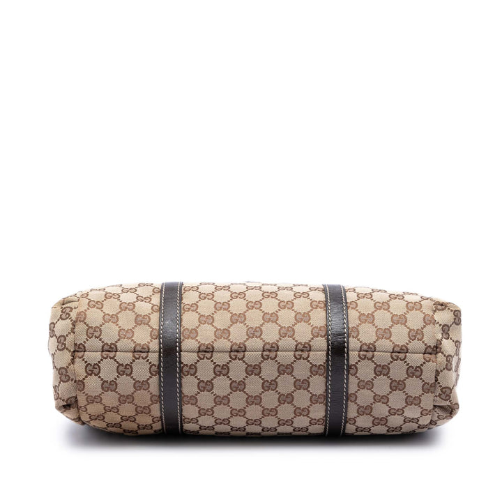 Gucci GG Toile Web New Ladies Cabas