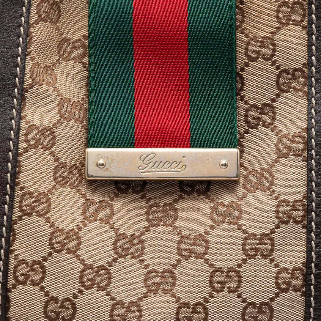 Gucci GG Toile Web New Ladies Cabas