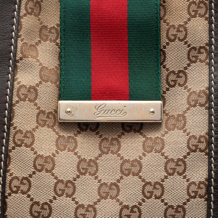 Gucci GG Toile Web New Ladies Cabas