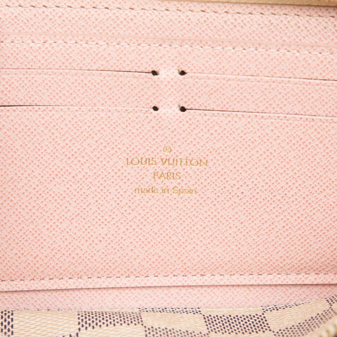 Louis Vuitton Damier Azur Zippy Portefeuille long