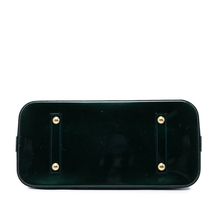 Louis Vuitton Alma GM Cuir verni Monogram Vert