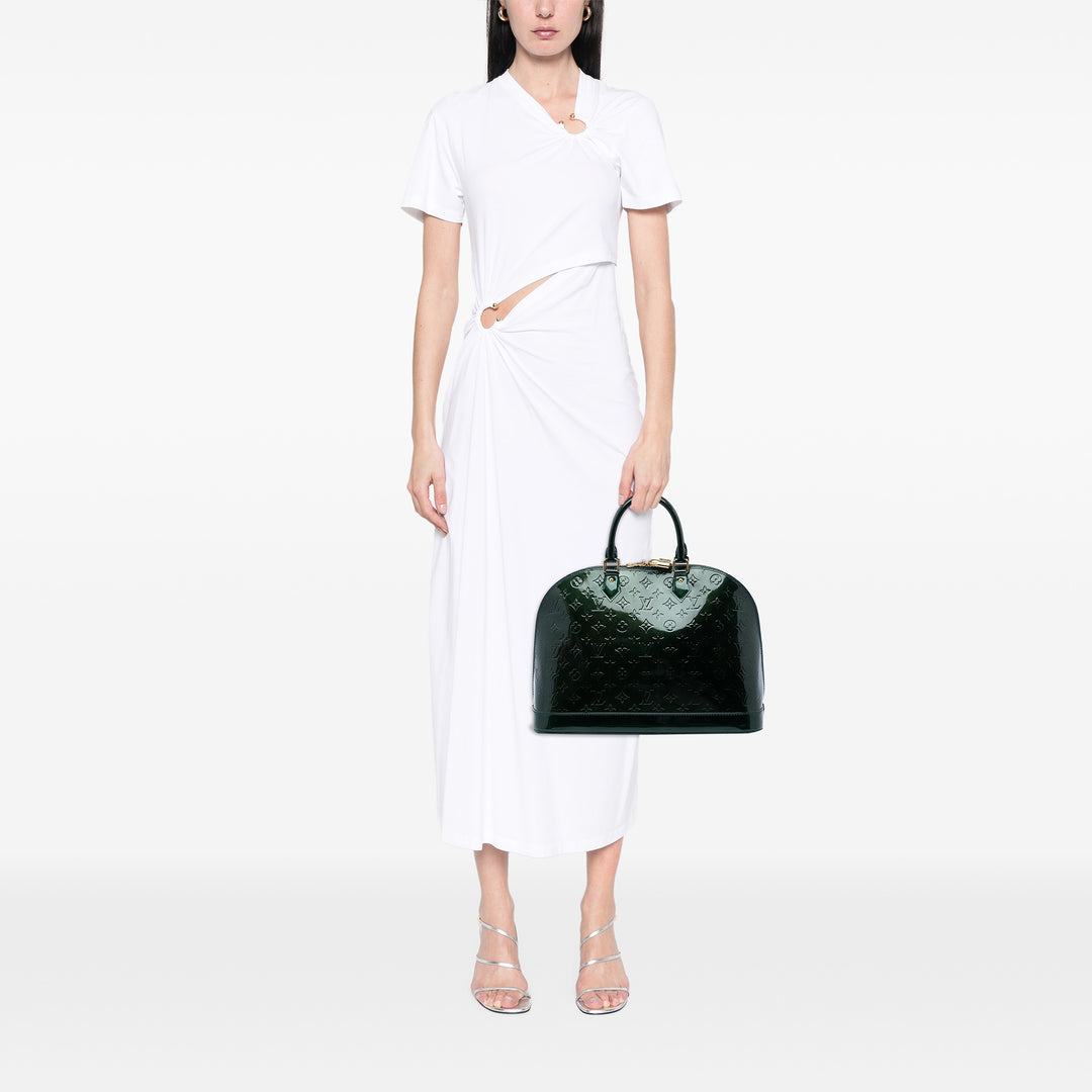 Louis Vuitton Alma GM Cuir verni Monogram Vert