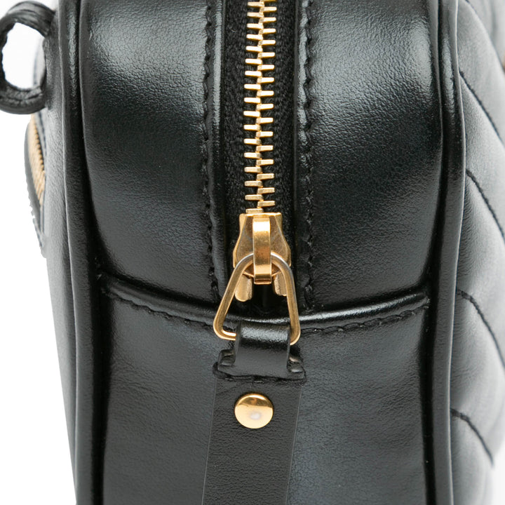 Leather Monogram Lou Belt Bag Black - Gaby Paris