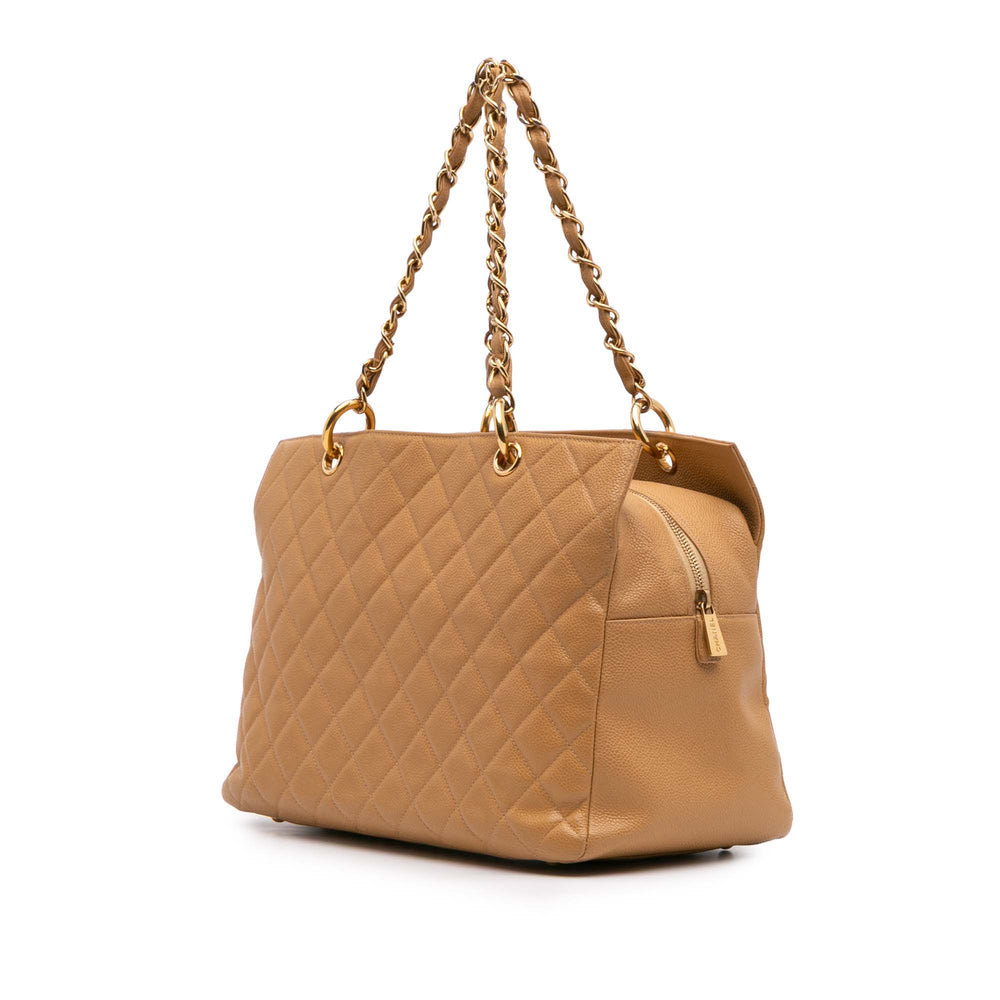 Grand CC Caviar Timeless Tote Brown - Gaby Paris