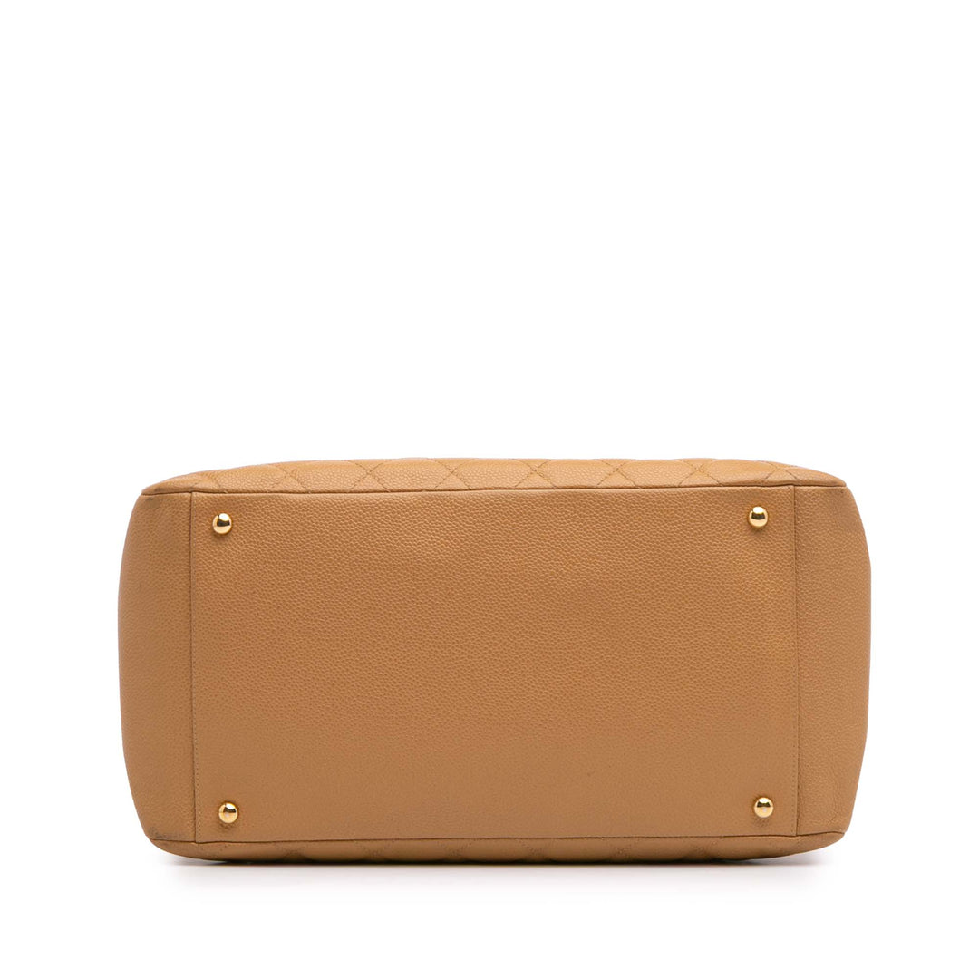 Grand CC Caviar Timeless Tote Brown - Gaby Paris