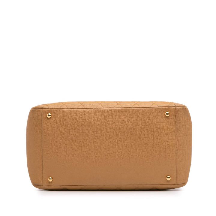 Grand CC Caviar Timeless Tote Brown - Gaby Paris
