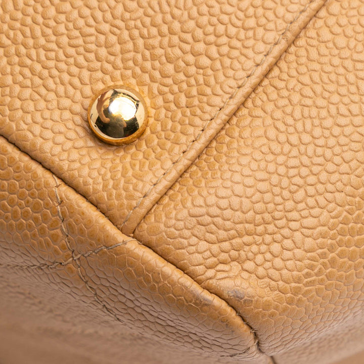 Grand CC Caviar Timeless Tote Brown - Gaby Paris