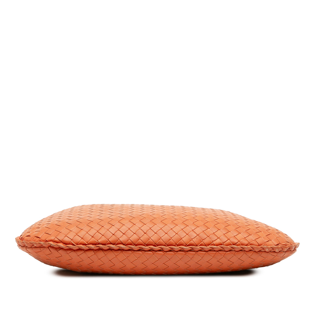 Bottega Veneta Intrecciato Veneta Hobo Petit nappa Orange – vue 3 – GABY PARIS