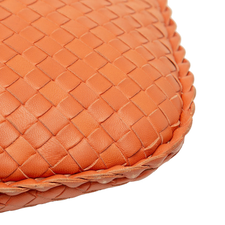 Bottega Veneta Intrecciato Veneta Hobo Petit nappa Orange – vue 7 – GABY PARIS