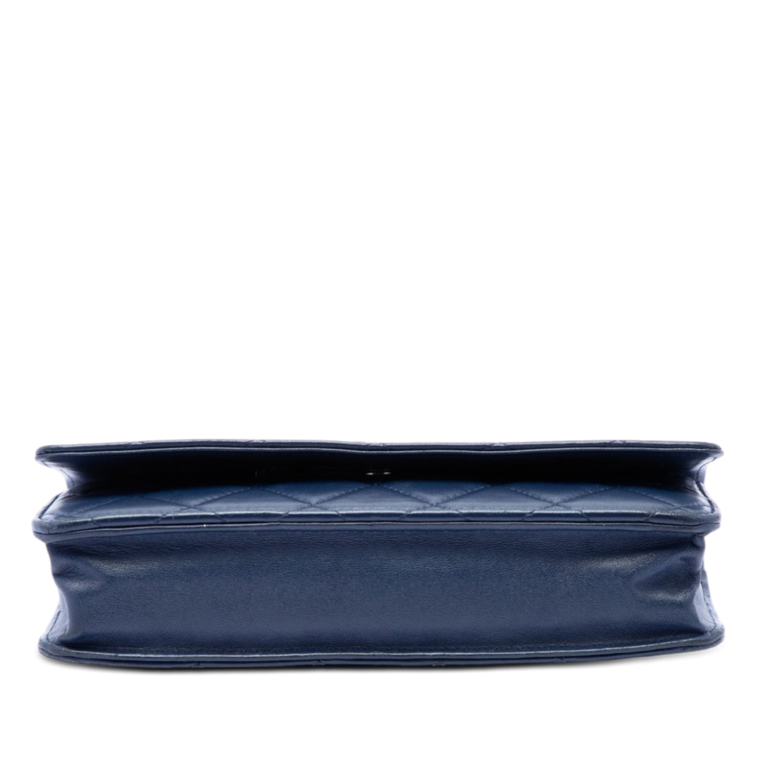 Chanel CC Matelassé Cuir d’agneau Wallet on Chain