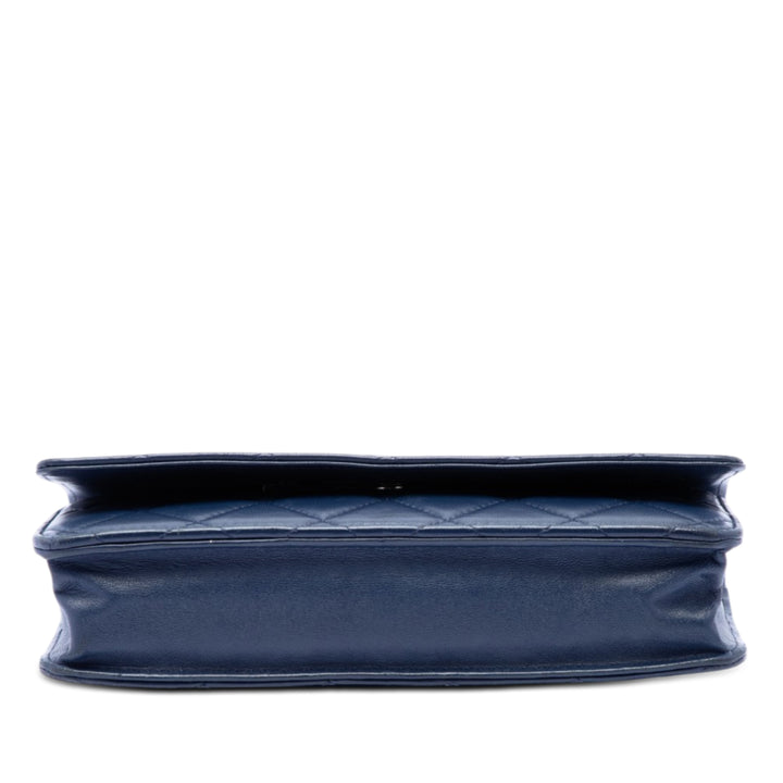 Chanel CC Matelassé Cuir d’agneau Wallet on Chain