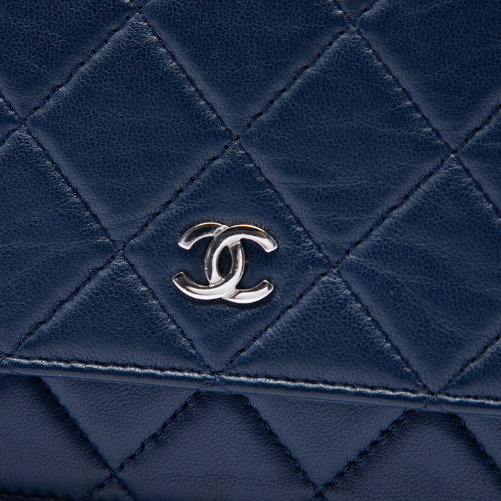 Chanel CC Matelassé Cuir d’agneau Wallet on Chain