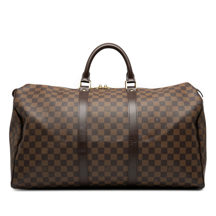 Louis Vuitton Damier Ebene Keepall 50 Marron