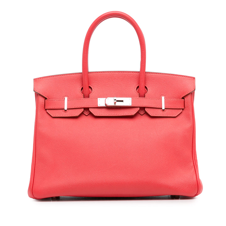 Epsom Birkin Retourne 30 Red - Gaby Paris