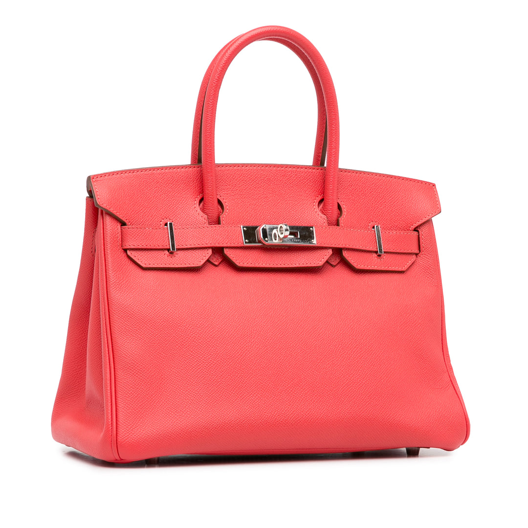 Epsom Birkin Retourne 30 Red - Gaby Paris
