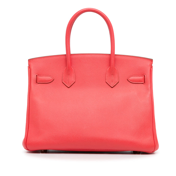 Epsom Birkin Retourne 30 Red - Gaby Paris