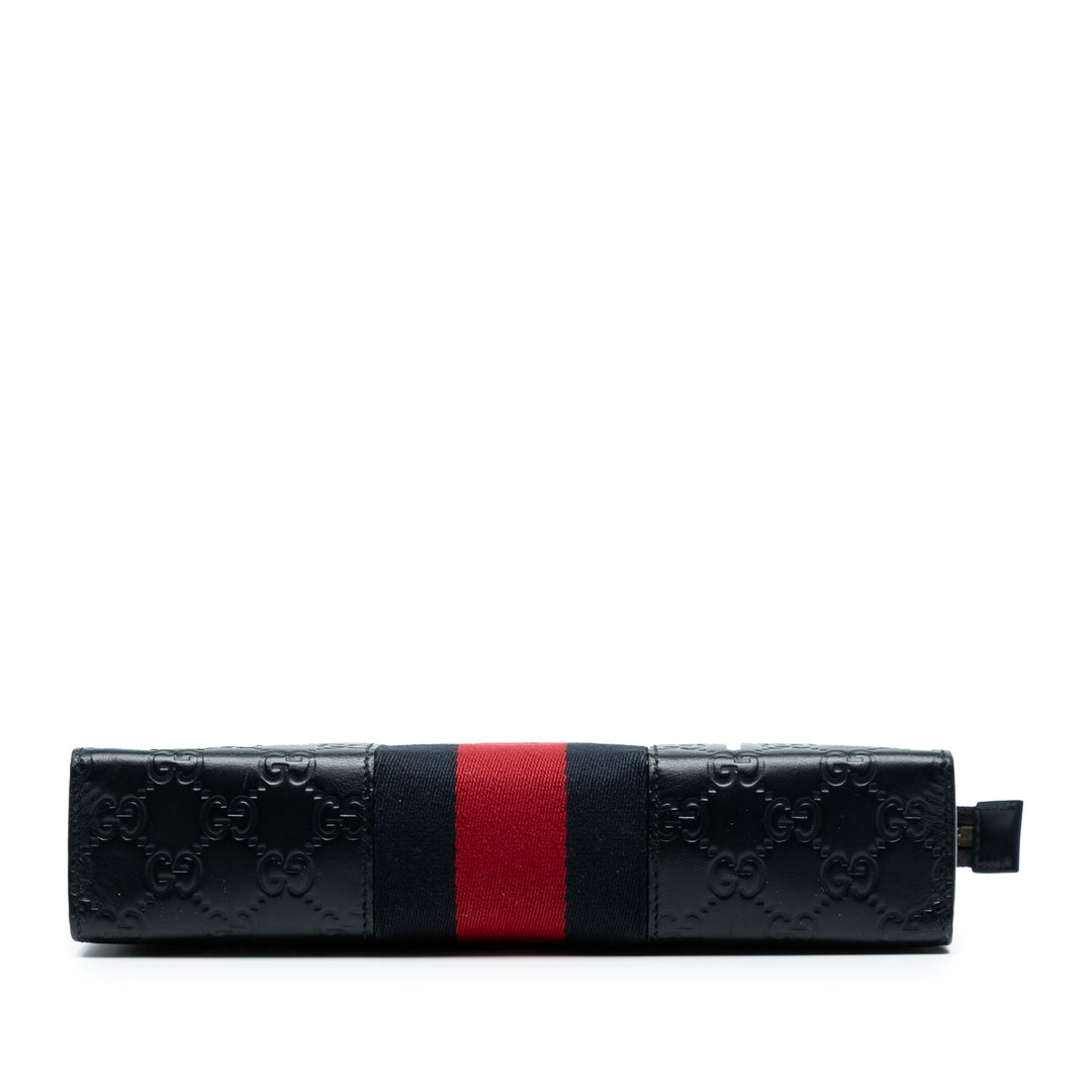 Gucci Guccissima Web Pochette Noir – GABY PARIS Authentique