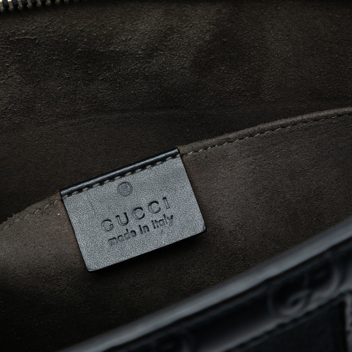 Gucci Guccissima Web Pochette Noir – GABY PARIS Authentique