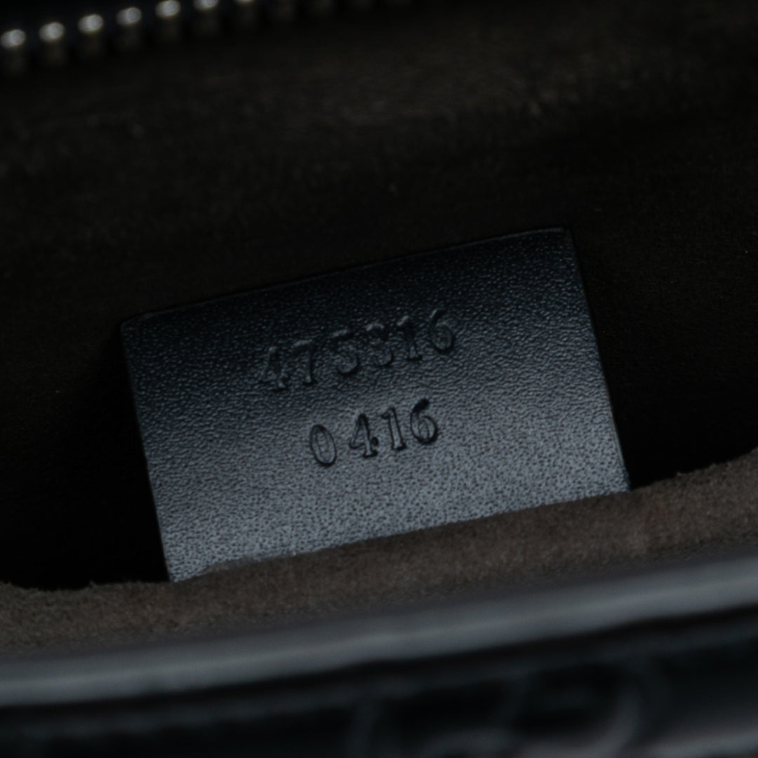 Gucci Guccissima Web Pochette Noir – GABY PARIS Authentique