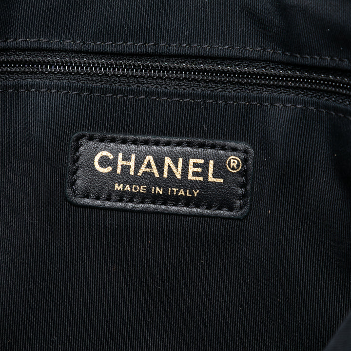 Chanel Small Matelassé Cuir d’agneau Girl Pochette on Chain