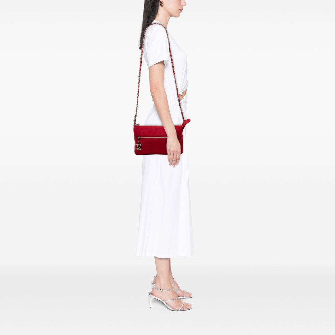 Matelassé Jersey Hawaii Sac Rouge