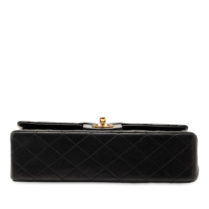 Chanel Medium Classic Cuir d’agneau Double rabat Noir – GABY PARIS Authentique