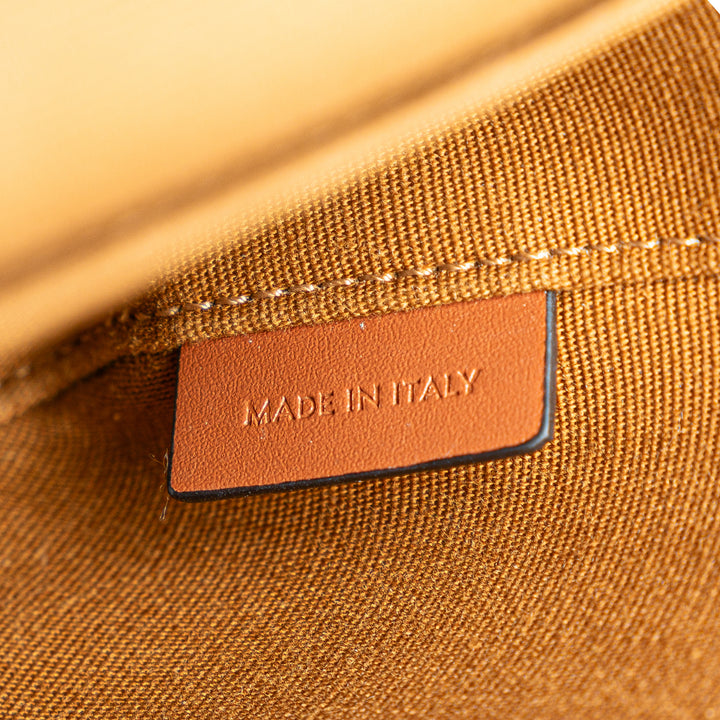 Mini Triomphe Coated Canvas Besace Crossbody Brown - Gaby Paris