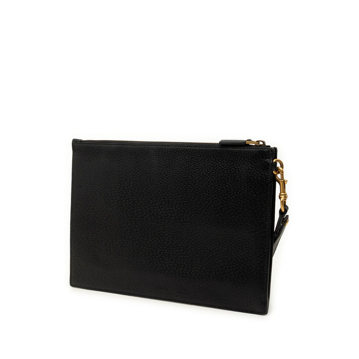 GG Marmont Pochette Cuir de veau Noir