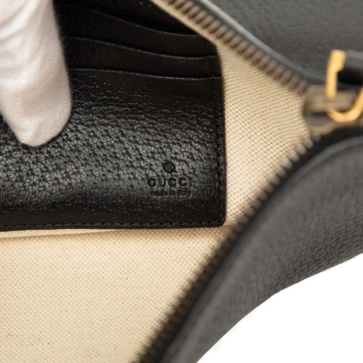 GG Marmont Pochette Cuir de veau Noir