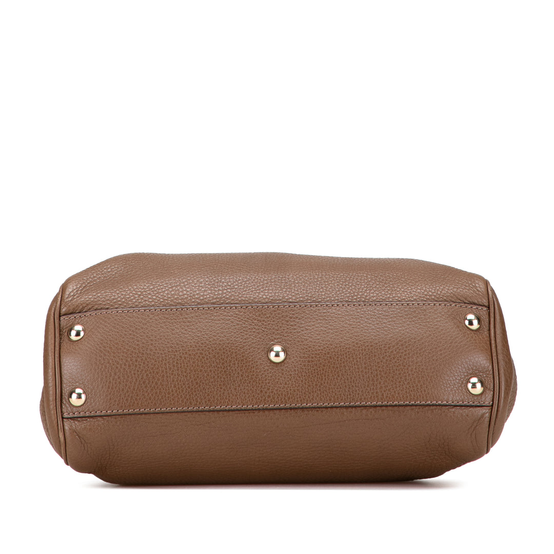 Gucci Small Cuir de veau Bamboo Shopper Sac