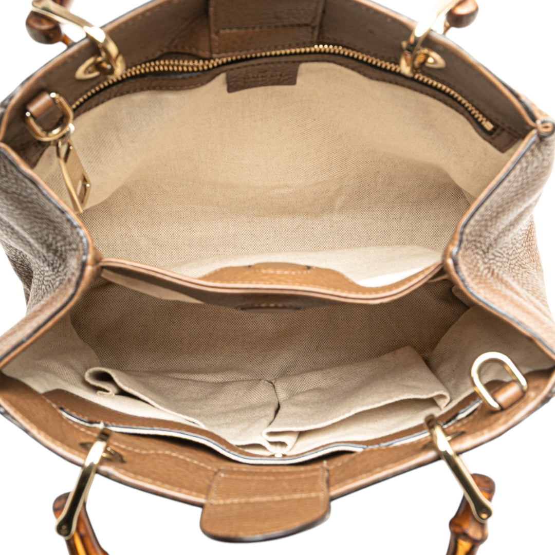 Gucci Small Cuir de veau Bamboo Shopper Sac