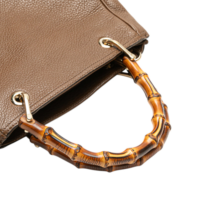 Gucci Small Cuir de veau Bamboo Shopper Sac