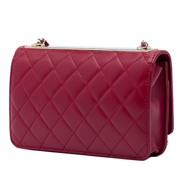 Chanel Matelassé Trendy CC Wallet on Chain Cuir d'agneau