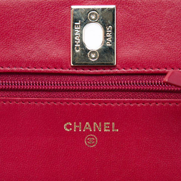 Chanel Matelassé Trendy CC Wallet on Chain Cuir d'agneau