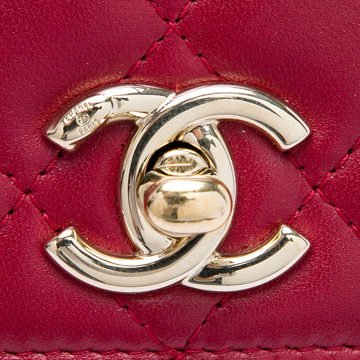 Chanel Matelassé Trendy CC Wallet on Chain Cuir d'agneau
