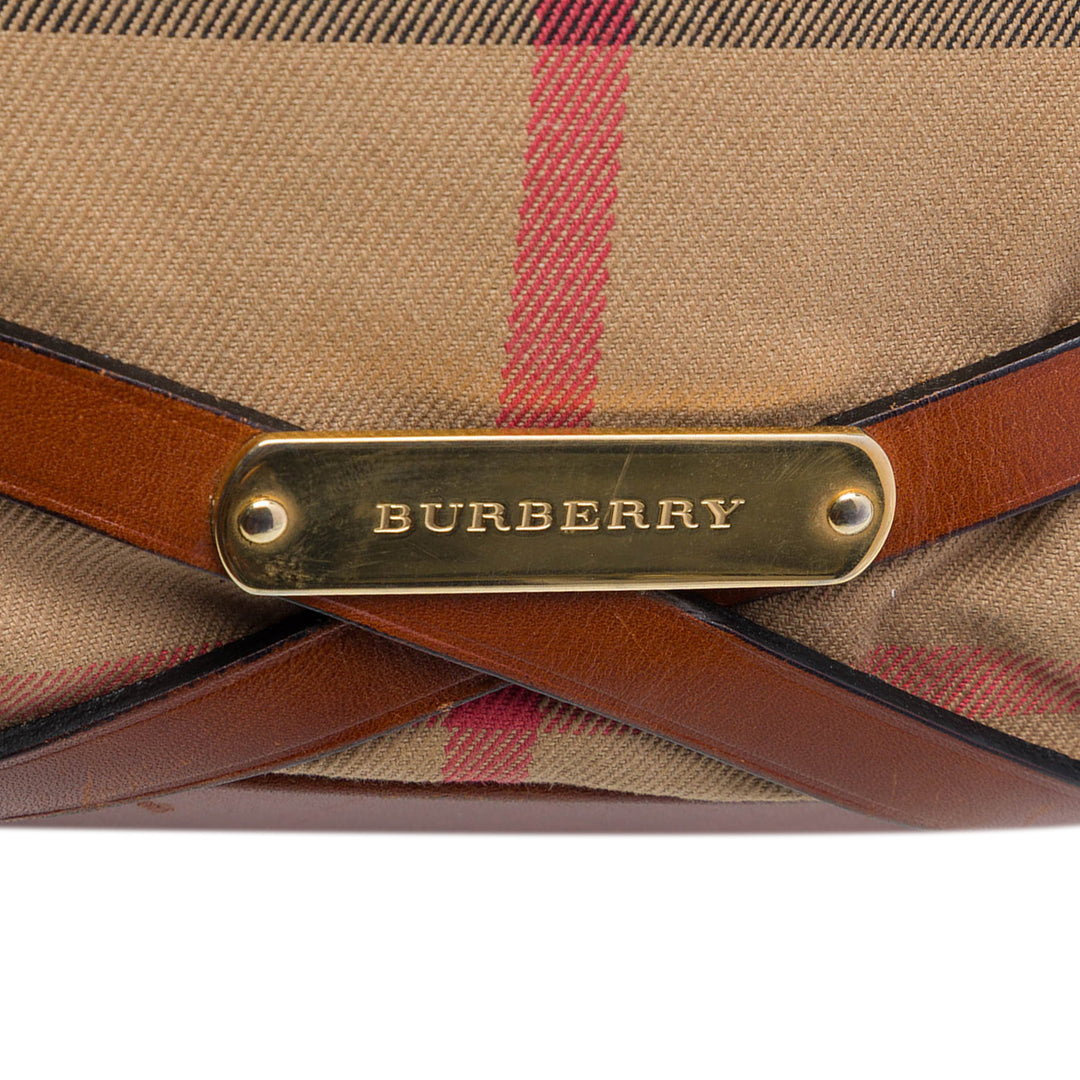 House Check Gosford Bridle Sac Beige