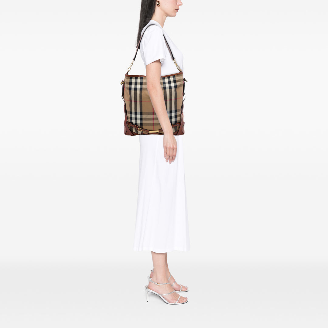 House Check Gosford Bridle Sac Beige