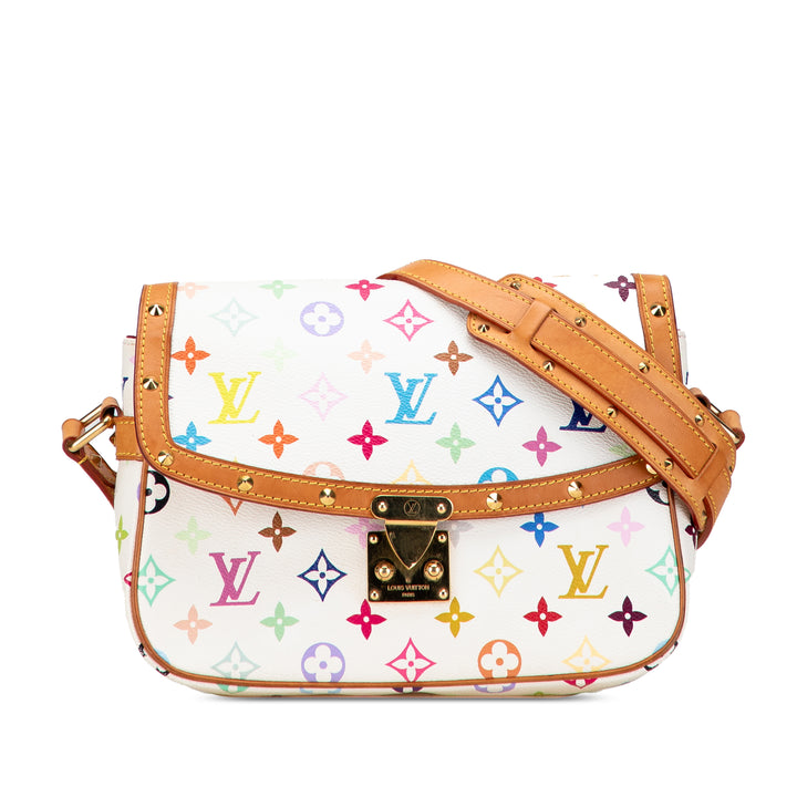 Monogram Multicolore Sologne White - Gaby Paris