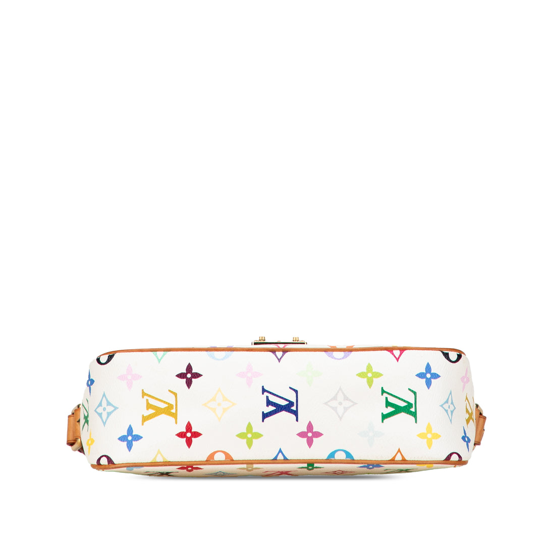 Monogram Multicolore Sologne White - Gaby Paris
