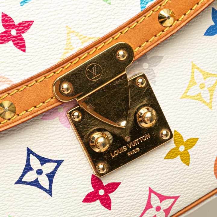 Monogram Multicolore Sologne White - Gaby Paris
