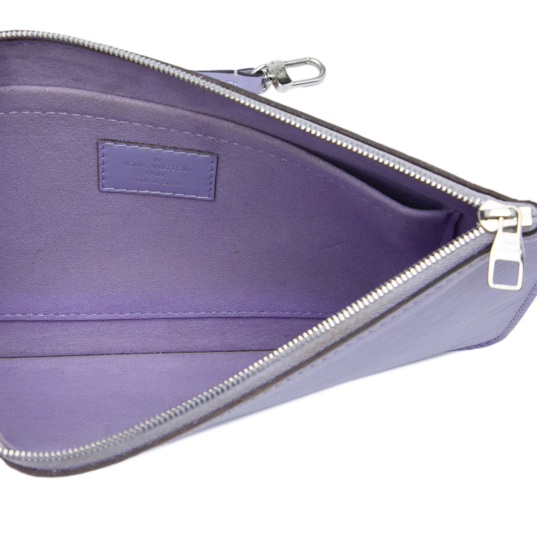Louis Vuitton Pochette Neverfull Épi Violet – vue 4 – GABY PARIS