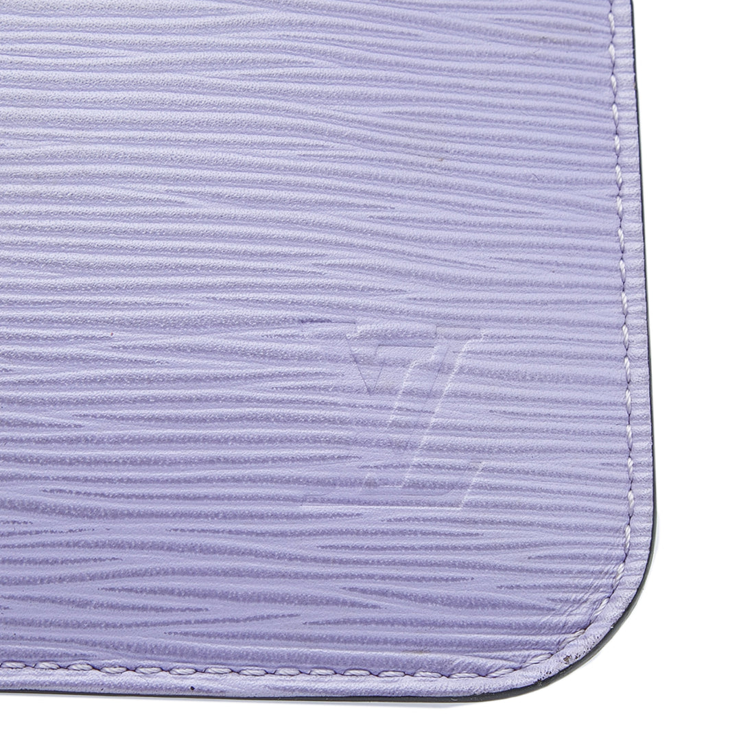 Louis Vuitton Pochette Neverfull Épi Violet – vue 5 – GABY PARIS