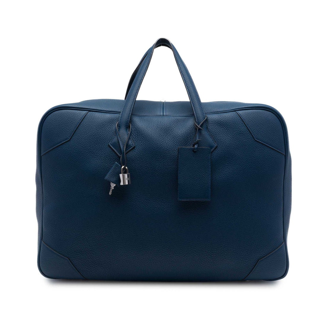 Hermès Victoria 50 Clémence Bleu – vue principale – GABY PARIS