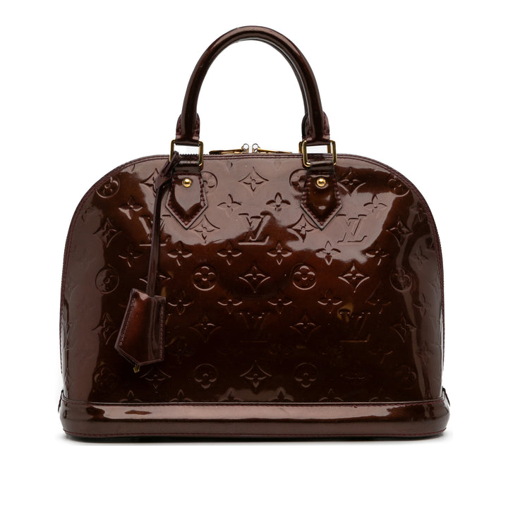 Louis Vuitton Monogram Vernis Alma PM Rouge