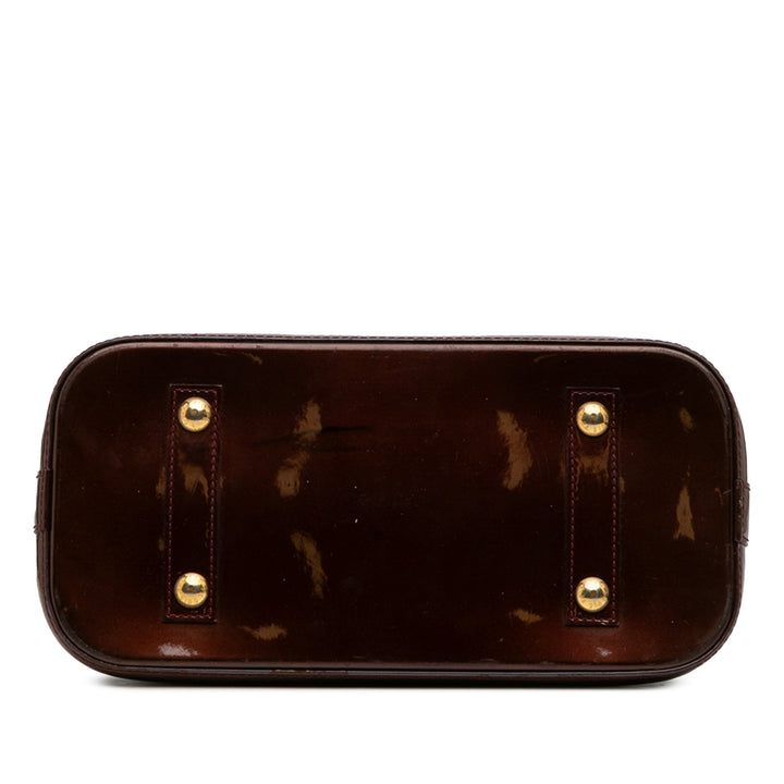Louis Vuitton Monogram Vernis Alma PM Rouge