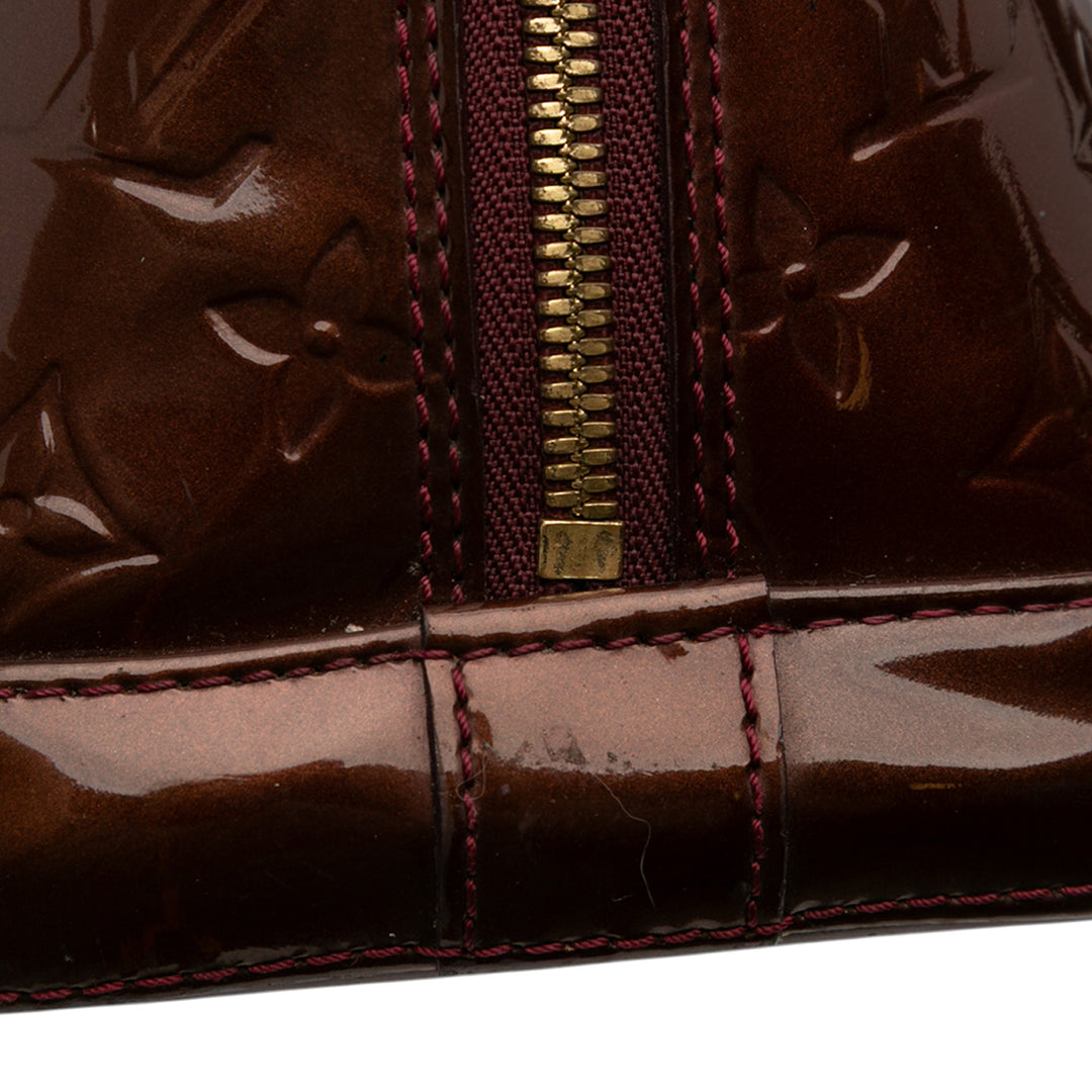 Louis Vuitton Monogram Vernis Alma PM Rouge