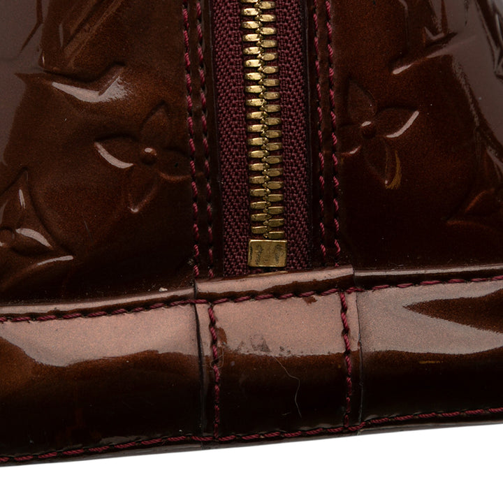 Louis Vuitton Monogram Vernis Alma PM Rouge