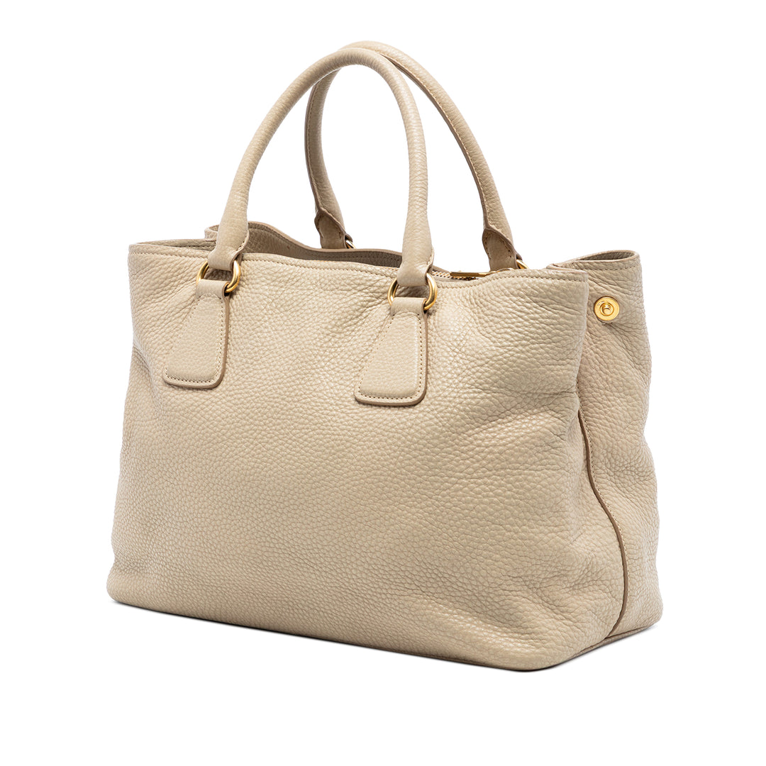 Prada Vitello Daino Open Convertible Cabas