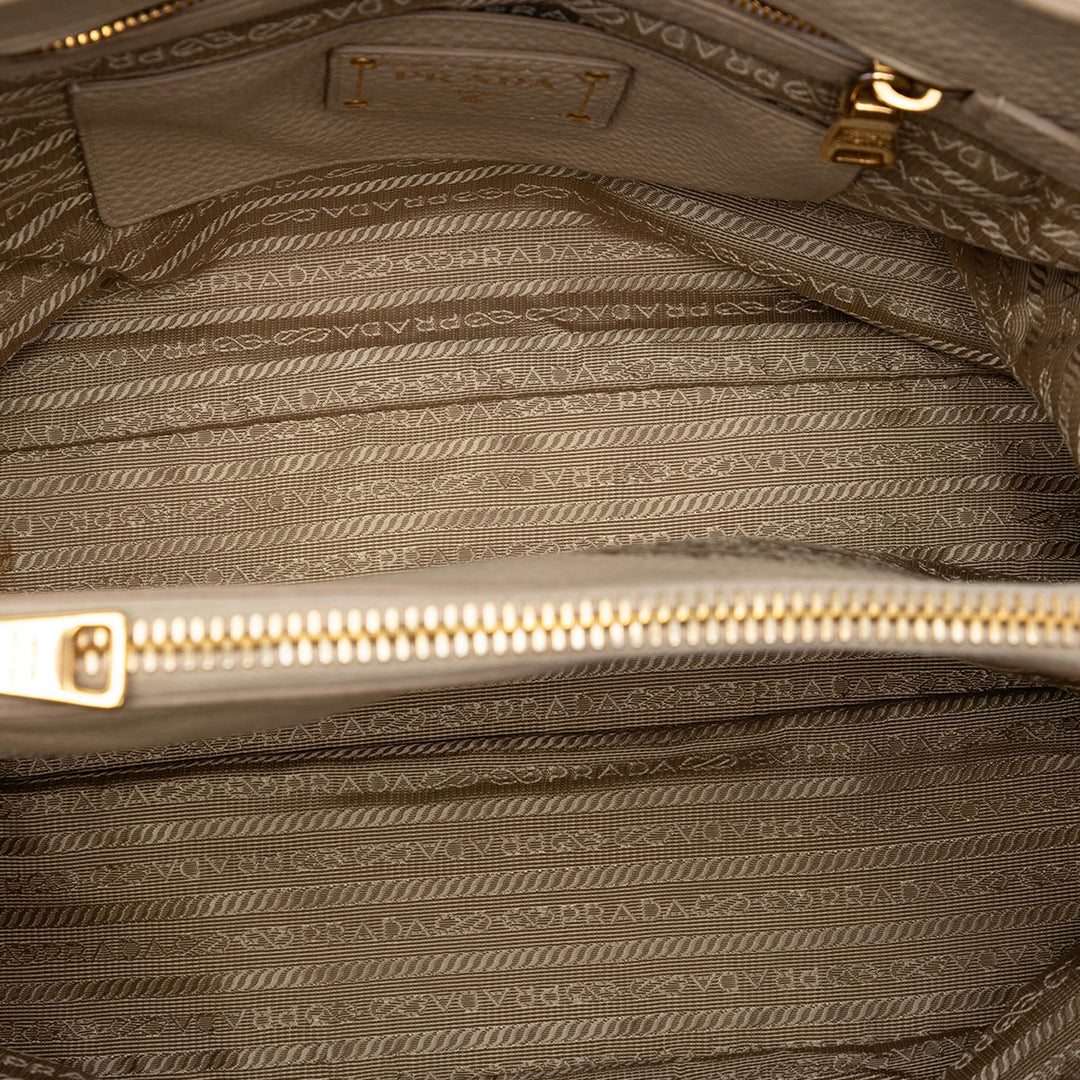 Prada Vitello Daino Open Convertible Cabas