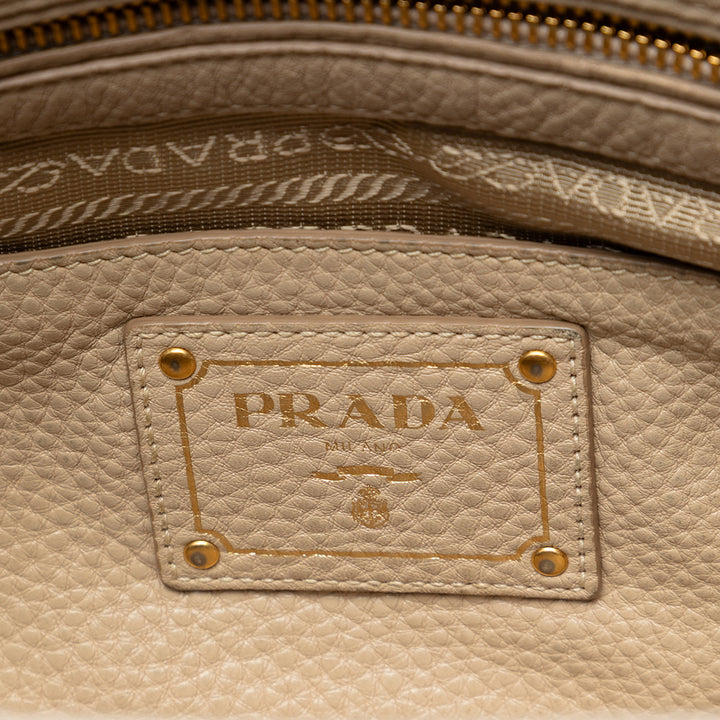 Prada Vitello Daino Open Convertible Cabas